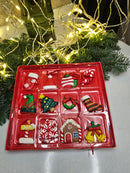 12 Small Gingerbread Christmas Festive Decoration by Wizardi F07-N2-1-W2598
