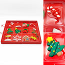 12 Small Gingerbread Christmas Festive Decoration by Wizardi F07-N2-1-W2598