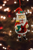 Glossy Gingerbread Santa Christmas Festive Decoration by Wizardi F07-N2-16-CEE019A