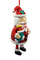 Glossy Gingerbread Santa Christmas Festive Decoration by Wizardi F07-N2-16-CEE019A