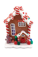 Christmas Gingerbread House. Wizardi Festive Decoration F07-N2-20-HA020B