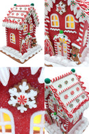 Gingerbread Snowy House with Gingerbread Man Christmas Festive Decoration by Wizardi F07-N2-22-A2561