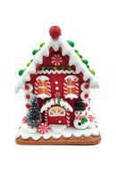Snowman Gingerbread House Decoration by Wizardi F07-N2-23-AAA008B