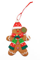 Christmas Ornament - Gingerbread Man. Wizardi Festive Decoration F07-N2-5-AEE046C