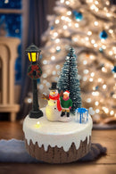 Holiday Snowman Scene - Christmas Village Collection by Wizardi F07-N6-2B Snowman