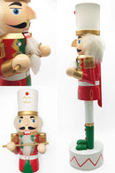 Christmas Nutcracker the Piper. Wizardi Classic Wooden Festive Decoration F07M14-32-N01819C