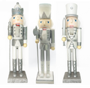Christmas Nutcracker the Swordsman. Wizardi Classic Wooden Festive Decoration F07M14-33-N01222A