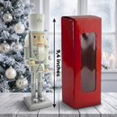 Silver Ice King with Sword Christmas Wooden Nutcracker 9 in by Wizardi F07M14-35-N01364A