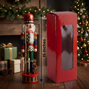 Musketeer with Rifle Christmas Wooden Nutcracker 15 in by Wizardi F07M14-36-N01845B