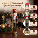 Musketeer with Rifle Christmas Wooden Nutcracker 15 in by Wizardi F07M14-36-N01845B