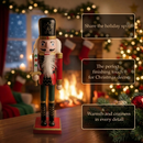 Swordsman with Jeweled Sword Christmas Wooden Nutcracker 12 in by Wizardi F07M14-38-N01724A