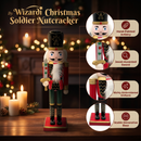 Swordsman with Jeweled Sword Christmas Wooden Nutcracker 12 in by Wizardi F07M14-38-N01724A