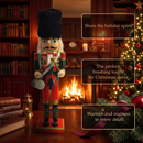 Bearskin Hat Drummer Christmas Wooden Nutcracker 12 in by Wizardi F07M14-39-N01365C