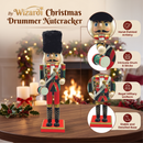 Bearskin Hat Drummer Christmas Wooden Nutcracker 12 in by Wizardi F07M14-39-N01365C