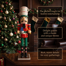 Teacup Hat Baker with Christmas Tree Treat Christmas Wooden Nutcracker 15 in by Wizardi F07M14-41-N01058A