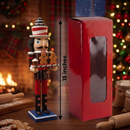 Cocoa and Gingerbread Baker Christmas Wooden Nutcracker 15 in by Wizardi F07M14-41-N01058C