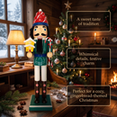 Gingerbread House and Candy Cane Baker Christmas Wooden Nutcracker 15 in by Wizardi F07M14-41-N01058D