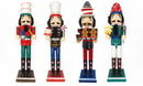 Christmas Nutcracker with Cookies. Wizardi Classic Wooden Festive Decoration F07M14-41-N01058C