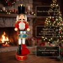 Countdown Calendar Soldier Christmas Wooden Nutcracker 15 in by Wizardi F07M14-44-N01830B