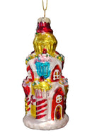 Christmas Glass Ornament - Gingerbread House by Wizardi F07M3-11 HB-SY25276