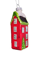 Christmas Glass Ornament - Festive House by Wizardi F07M3-12 HB-SY25021