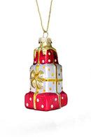 Christmas Glass Ornament - Wrapped Gifts by Wizardi F07M3-17 HB-SY25005