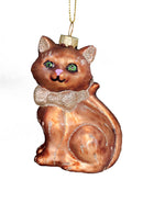 Christmas Glass Ornament - Cat by Wizardi F07M3-29 HB-SY25060
