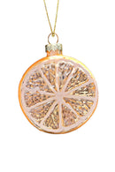 Christmas Glass Ornament - Orange Slice by Wizardi F07M3-34 HB-SY25051