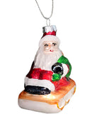 Christmas Glass Ornament - Santa Claus by Wizardi F07M3-3 HB-SY25294