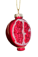 Christmas Glass Ornament - Pomegranate Slice by Wizardi F07M3-54 HB-SY25416