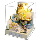 Corner of Garden Dollhouse Kit - Miniature Wizardi Roombox Kit