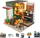 Miniature Wizardi Roombox Kit - Coffee Shop Dollhouse Kit