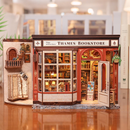 Thames Bookstore DIY Miniature House Kit 9 in by Wizardi F07M5-72-CWGB405