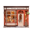 Thames Bookstore DIY Miniature House Kit 9 in by Wizardi F07M5-72-CWGB405