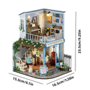 Garden Music House DIY Miniature House Kit 9 in by Wizardi F07M5-74-BC-003-A