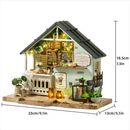Natural Store Dollhouse Kit - Miniature Wizardi Roombox Kit F07M51-58-DA-006-A