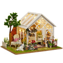 Sunshine Greenhouse Miniature Dollhouse Kit by Wizardi F07M51-59-A-067-A