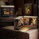 Helevorn School of Magic Dollhouse Kit - Miniature Wizardi Roombox Kit F07M51-62-MINI-110