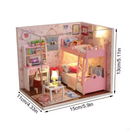 In the Mood for Love Miniature Dollhouse Kit by Wizardi F07M51-69-3012-A