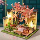 Cherry Blossom Miniature Dollhouse Kit by Wizardi F07M51-77-HL005-A