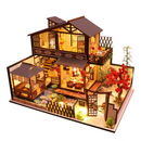 Japanese House Miniature Dollhouse Kit by Wizardi F07M51-78-P002-A