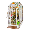 Garden House Dollhouse Kit - Miniature Wizardi Roombox Kit F07M51-81-M2313