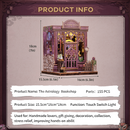 The Astrology Bookshop Dollhouse Kit - Miniature Wizardi Roombox Kit F07M51-87-CWGC202