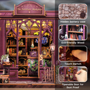 The Astrology Bookshop Dollhouse Kit - Miniature Wizardi Roombox Kit F07M51-87-CWGC202