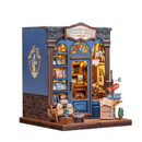 Journey Trace Bookshop Dollhouse Kit - Miniature Wizardi Roombox Kit F07M51-89-CWGC204