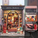 Jack's Bookery Dollhouse Kit - Miniature Wizardi Roombox Kit F07M51-91-CWGC209