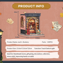 Jack's Bookery Dollhouse Kit - Miniature Wizardi Roombox Kit F07M51-91-CWGC209