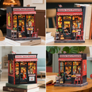 Uncle Joe's Pizzeria Dollhouse Kit - Miniature Wizardi Roombox Kit F07M51-92-CWGC210