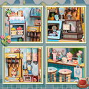 Bella's Ice Cream Dollhouse Kit - Miniature Wizardi Roombox Kit F07M51-93-CWGC212