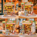 The Greens' Grocery Dollhouse Kit - Miniature Wizardi Roombox Kit F07M51-94-CWGC213